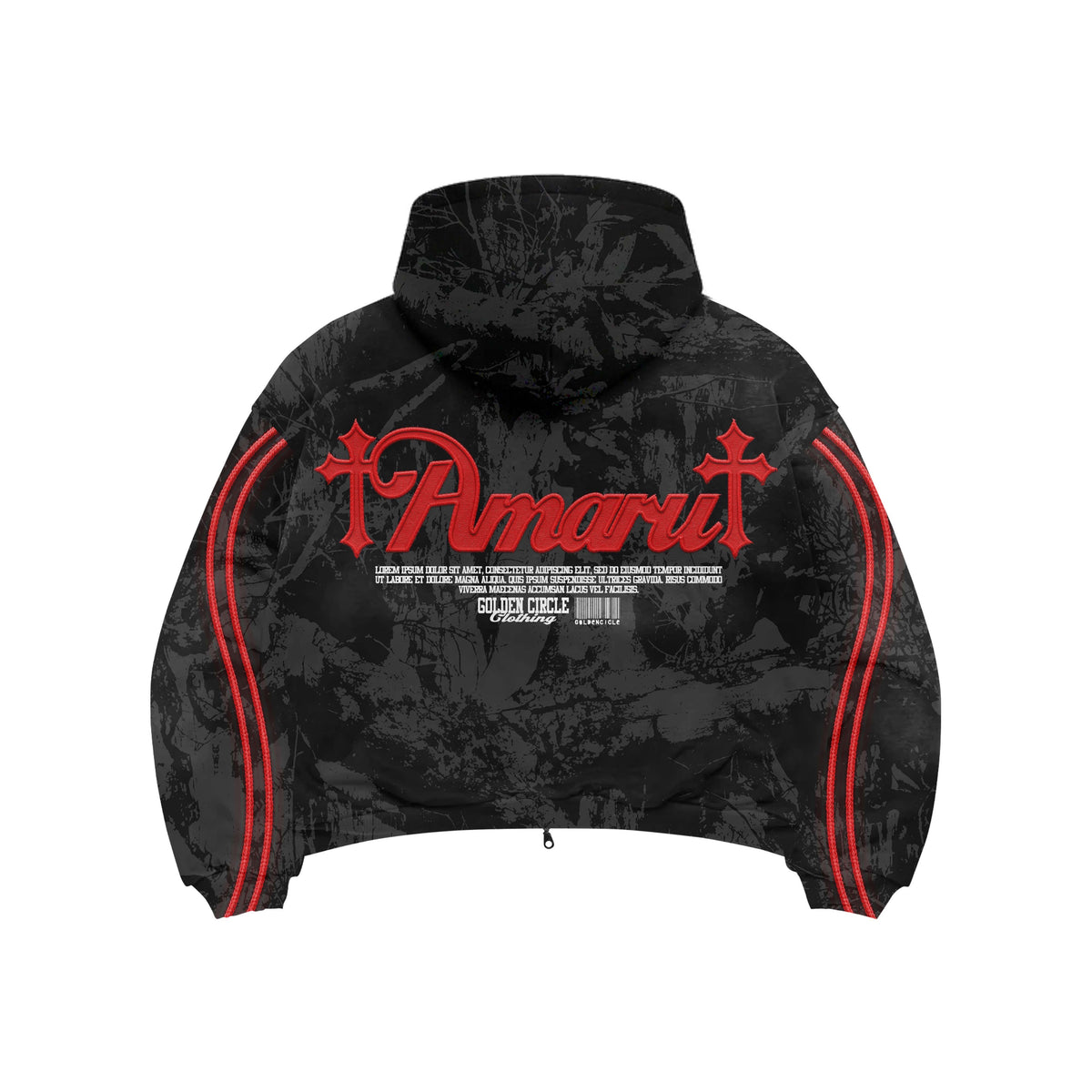 AMARU Crimson Noir Sweatsuit